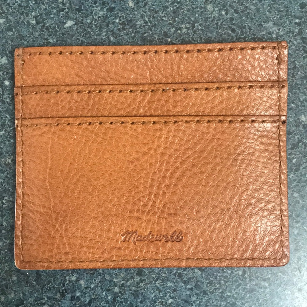 Madewell English Saddle Leather Card Case